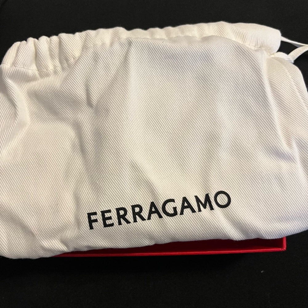 Salvatore Ferragamo Black Leather Card Holder - Picture 2 of 5